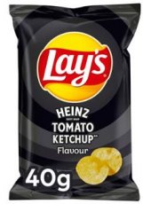 Lay's Heinz Tomaten Ketchup Chips 20x40g